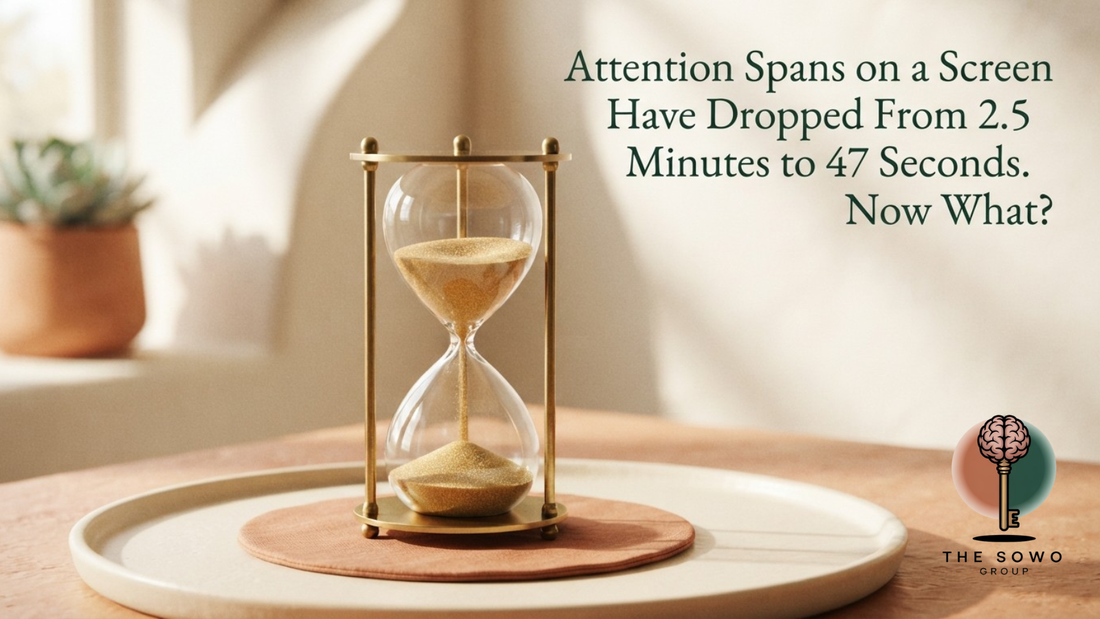 Attention Spans on a Screen Have Dropped From 2.5 Minutes to 47 Seconds. Now What?