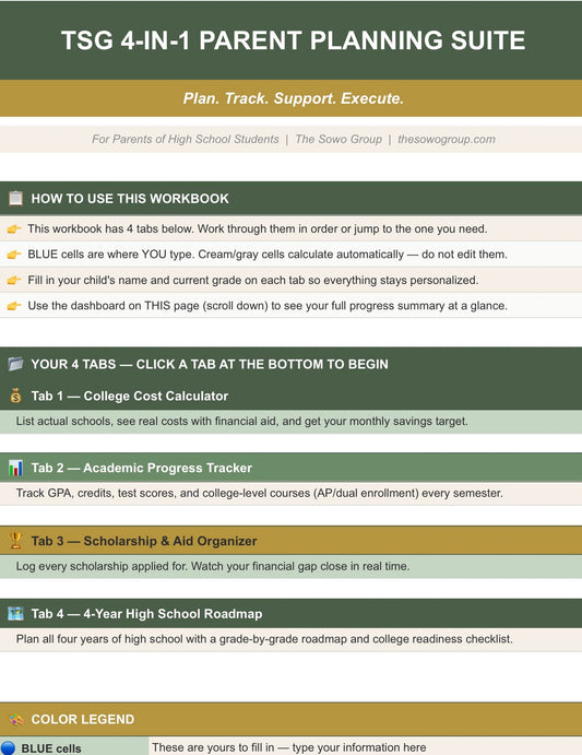 4-in-1 Parent Planning Suite