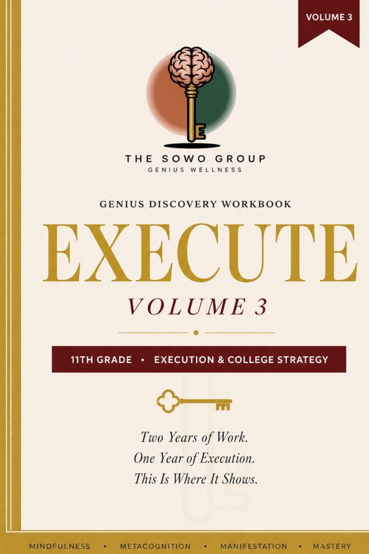 Genius Discovery Workbook Vol. 3: EXECUTE | 11th Grade
